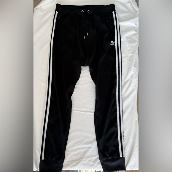ADIDAS WOMEN DROP CROTCH JOGGER/TRACK PANTS (BLACK) Size Medium - Picture 5 of 13